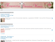 Tablet Screenshot of empoweringchristianwomen.com